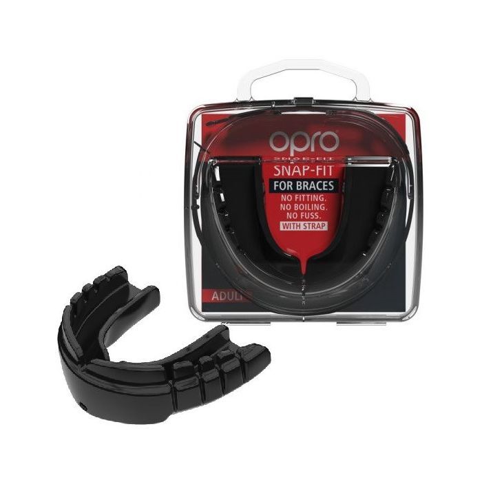 Капа Opro Snap-Fit Braces під брекети Black (SN_Braces_Black) изображение 3