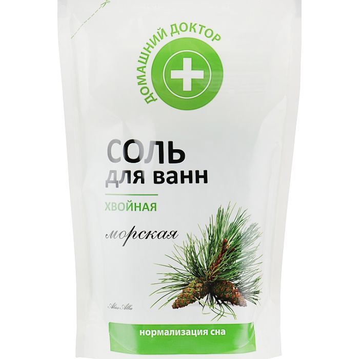 Соль для ванн Домашній Доктор Хвойная 500 г (4823015923395)