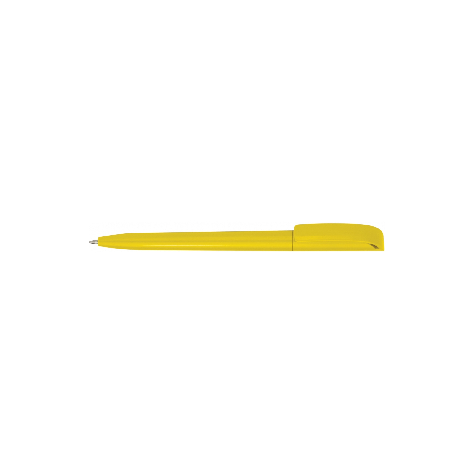 Ручка кулькова Economix promo GIRONA. Корпус жовтий, пише синім (E10240-05)