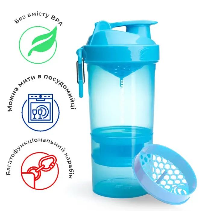 Шейкер спортивный SmartShake Original2GO 600ml Mint Green (10561301) изображение 9