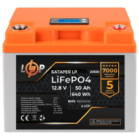 Фото - Батарея для ДБЖ Logicpower Батарея LiFePo4  12V  - 50 Ah (640Wh) (20930) 20930 (12.8V)