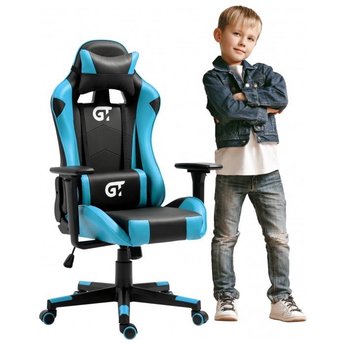 Крісло ігрове GT Racer X-5934-B Black/Violet (X-5934-B Kids Black/Violet) зображення 7