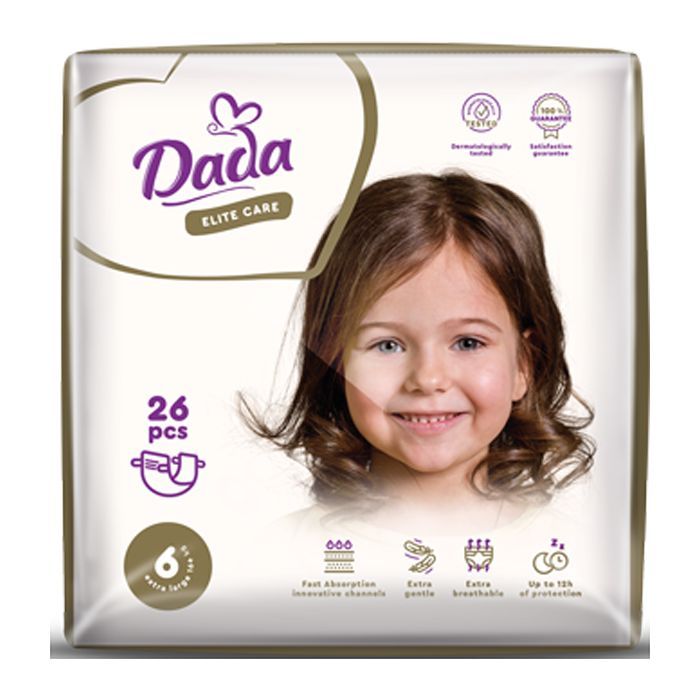 Подгузники Dada Elite Care Extra Large 6 (16+ кг) 26 шт (4820174981129)