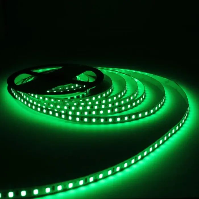 Світлодіодна стрічка LED-STIL 9,6 Вт/м 2835 120 діодів IP33 12 Вольт 420 lm Зелений (DFN2835-120A-IP33-G) зображення 4