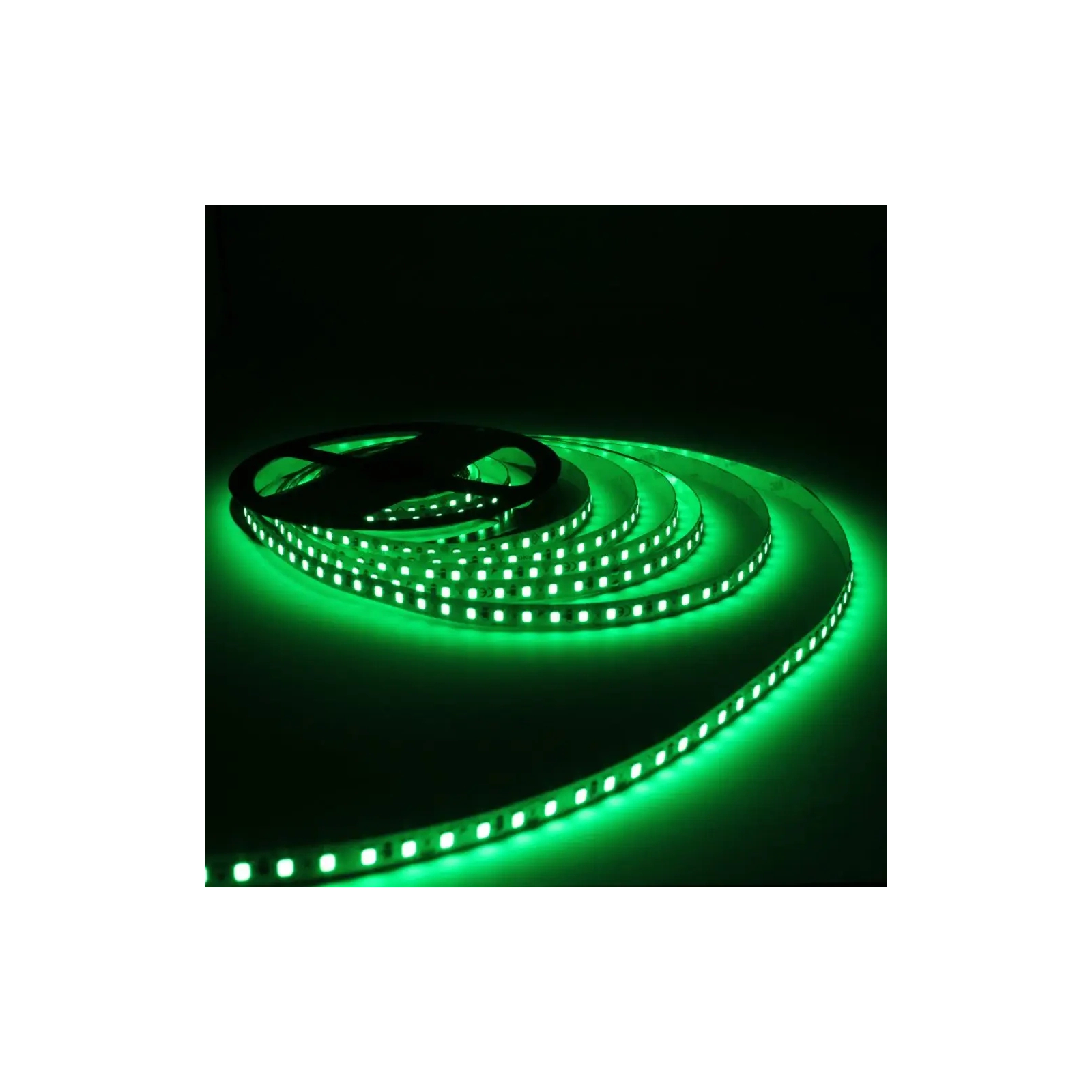 Светодиодная лента LED-STIL 9,6 Вт/м 2835 120 діодів IP33 12 Вольт 420 lm Зелений (DFN2835-120A-IP33-G) изображение 4