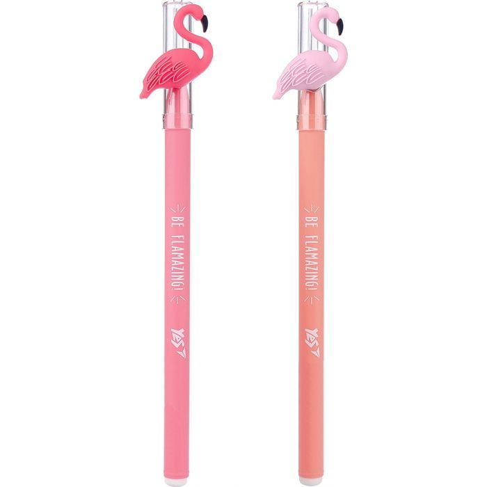 Ручка шариковая Yes Caribbean flamingo 0,7 мм синяя (412003) изображение 2