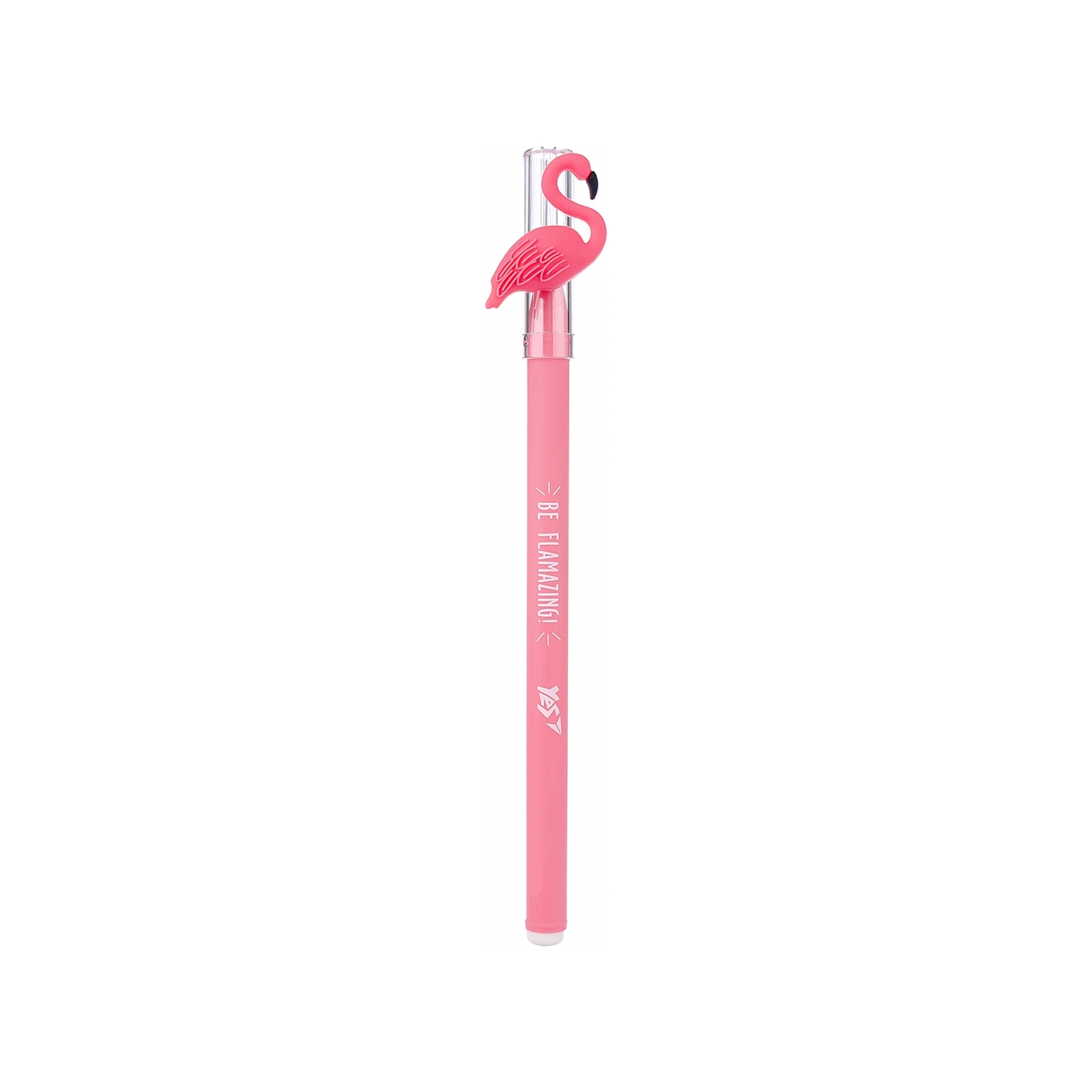 Ручка шариковая Yes Caribbean flamingo 0,7 мм синяя (412003)