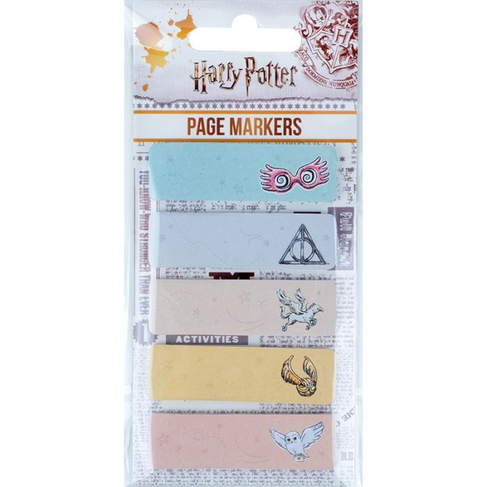 Стікер-закладка Kite паперова з малюнком Harry Potter 100 шт, 5х20 шт (HP23-480) зображення 2