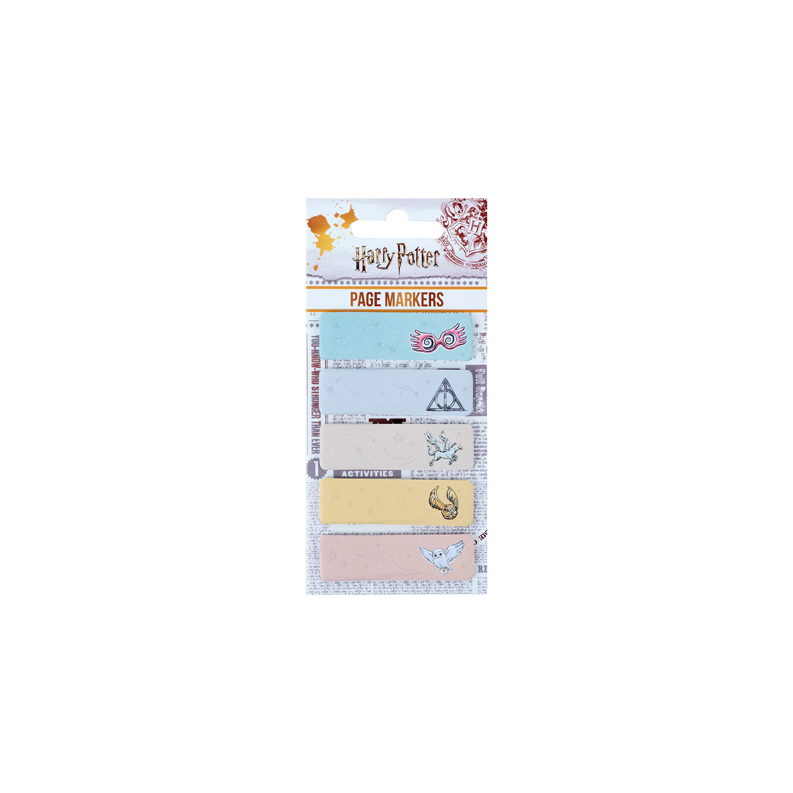 Стикер-закладка Kite бумажная с рисунком Harry Potter 100шт, 5х20 шт (HP23-480)
