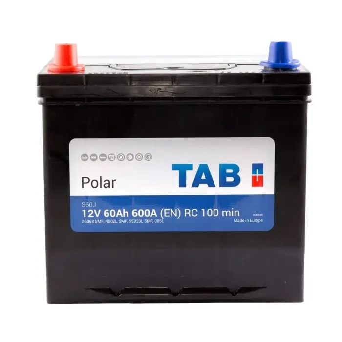 Аккумулятор автомобильный TAB 60 Ah/12V Polar (246 162)