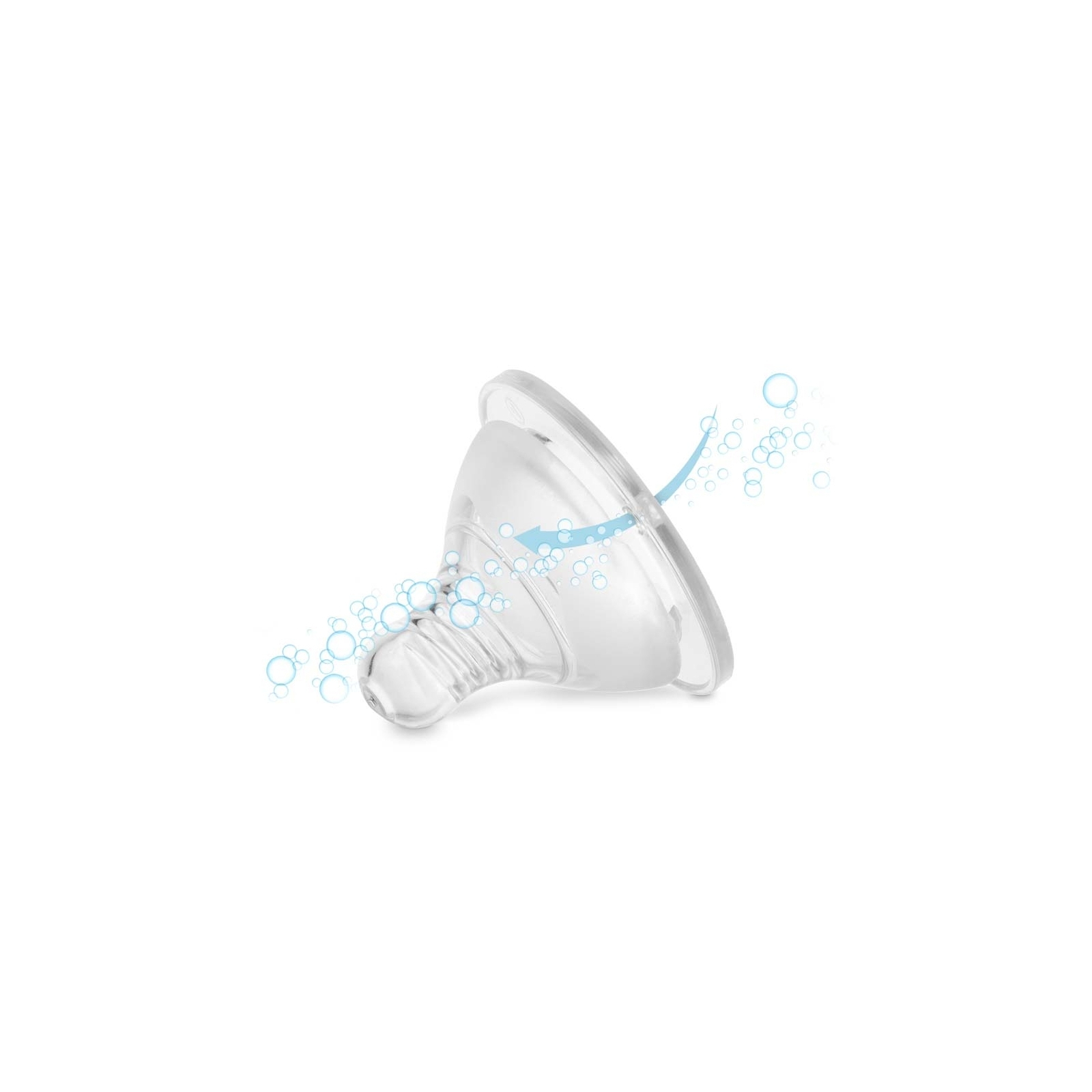 Соска Baboo силиконовая, широкая горлышка, медленный поток, 0+ мес (4-110) изображение 4