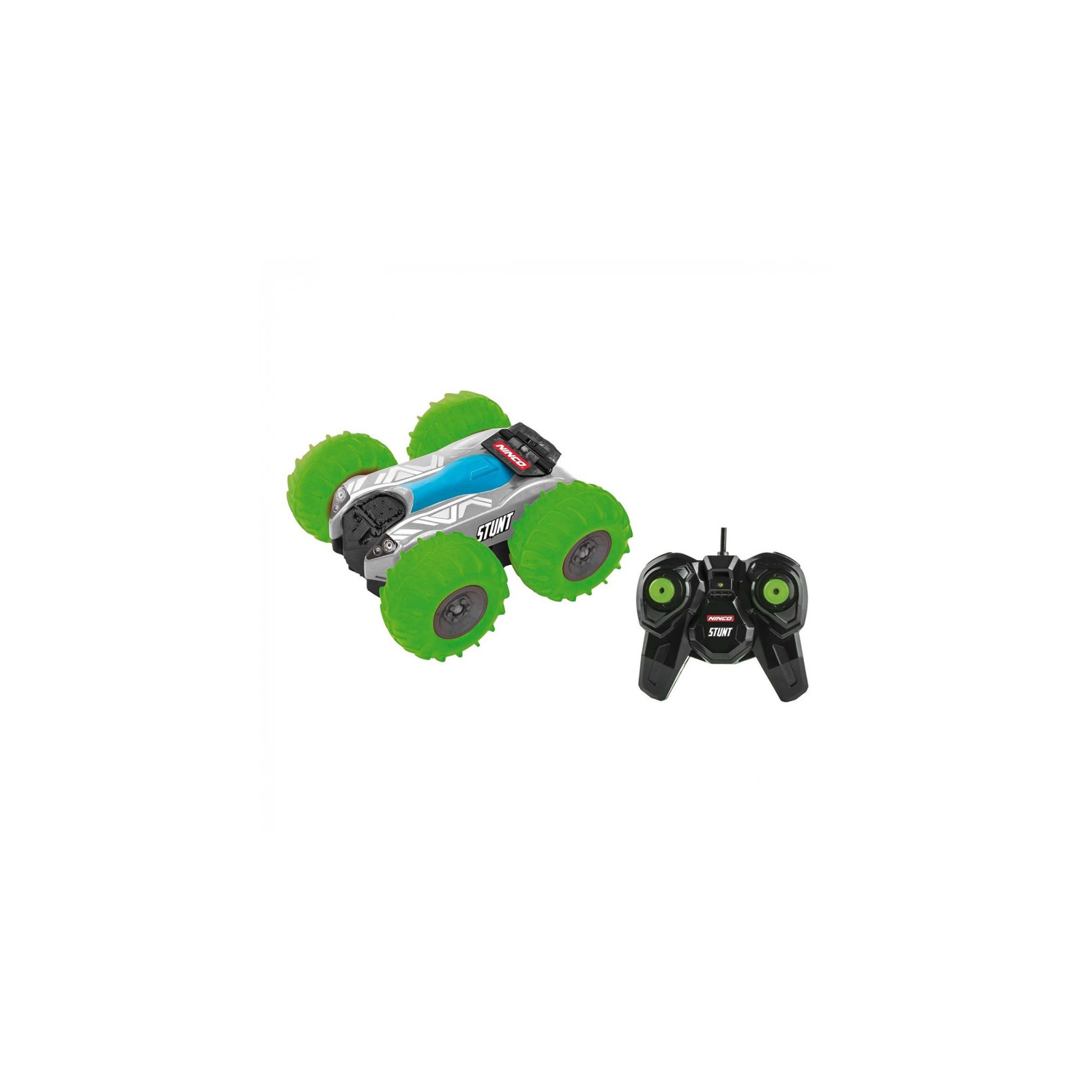 Радиоуправляемая игрушка Ninco Двухсторонний трюкач Stunt зеленый (6334070)