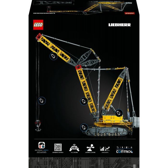 Конструктор LEGO Technic Гусеничный подъемный кран Liebherr LR 13000 2883 детали (42146) изображение 10