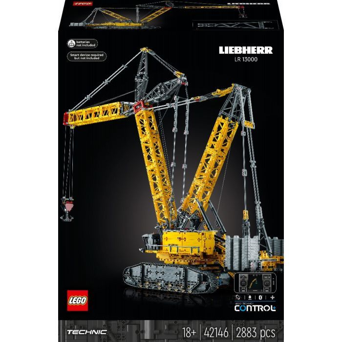 Конструктор LEGO Technic Гусеничный подъемный кран Liebherr LR 13000 2883 детали (42146)