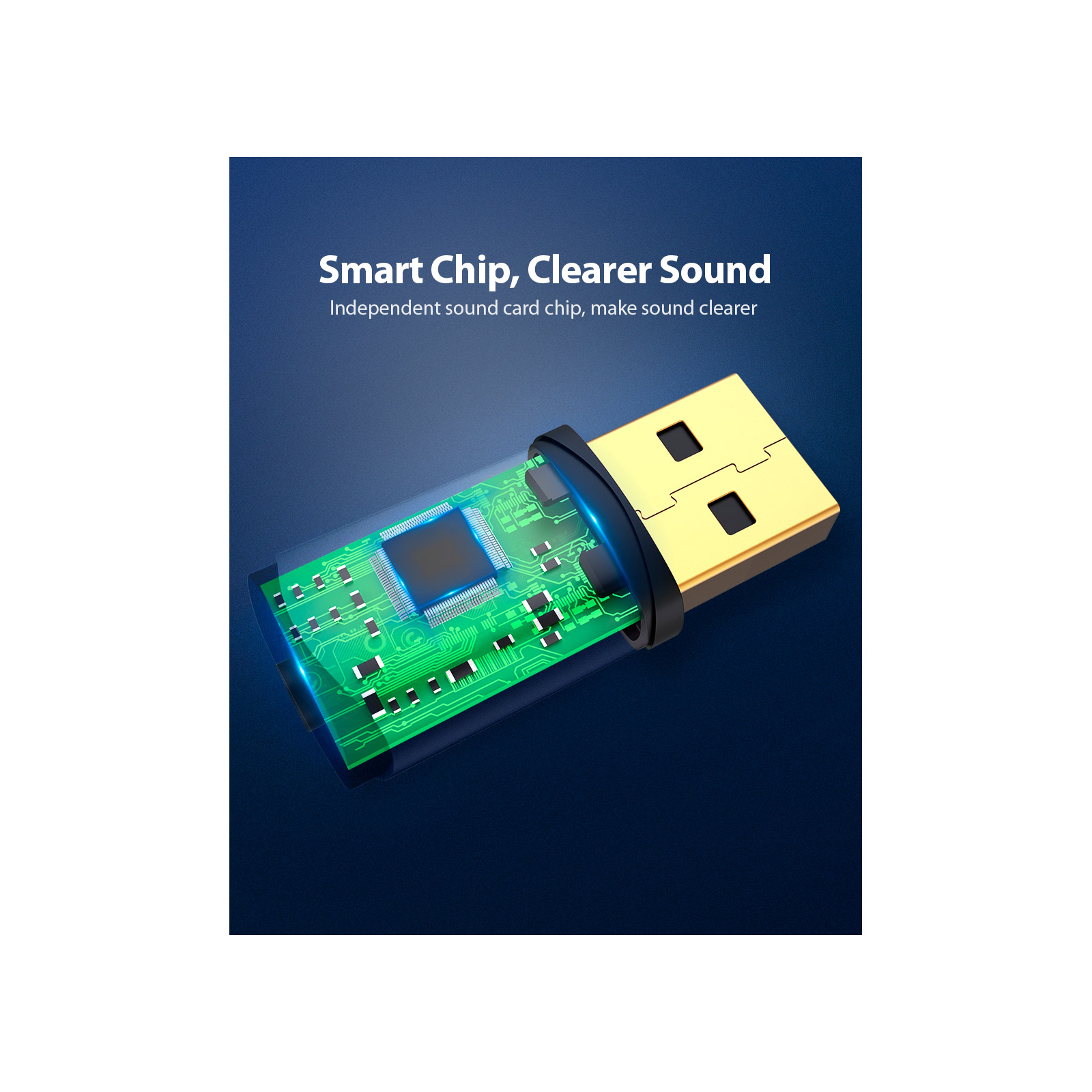 Звукова плата Vention Audio USB 1х3,5mm jack 4pin Metal (OMTP-CTIA) (CDLH0) зображення 12