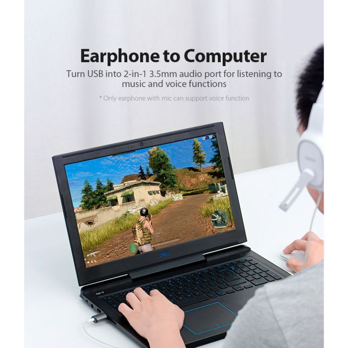 Звуковая плата Vention Audio USB 1х3,5mm jack 4pin Metal (OMTP-CTIA) (CDLH0) изображение 5