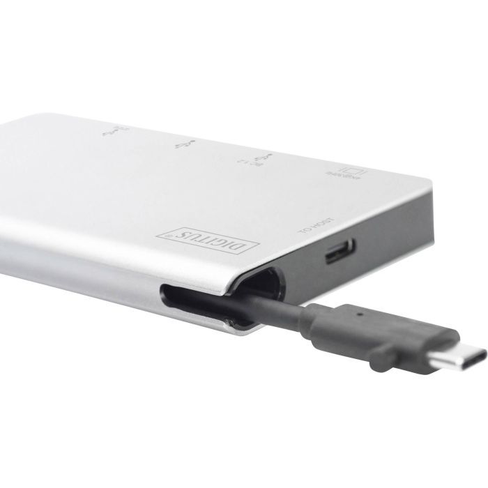 Порт-реплікатор Digitus Travel USB-C, 6 Port (DA-70867) зображення 6