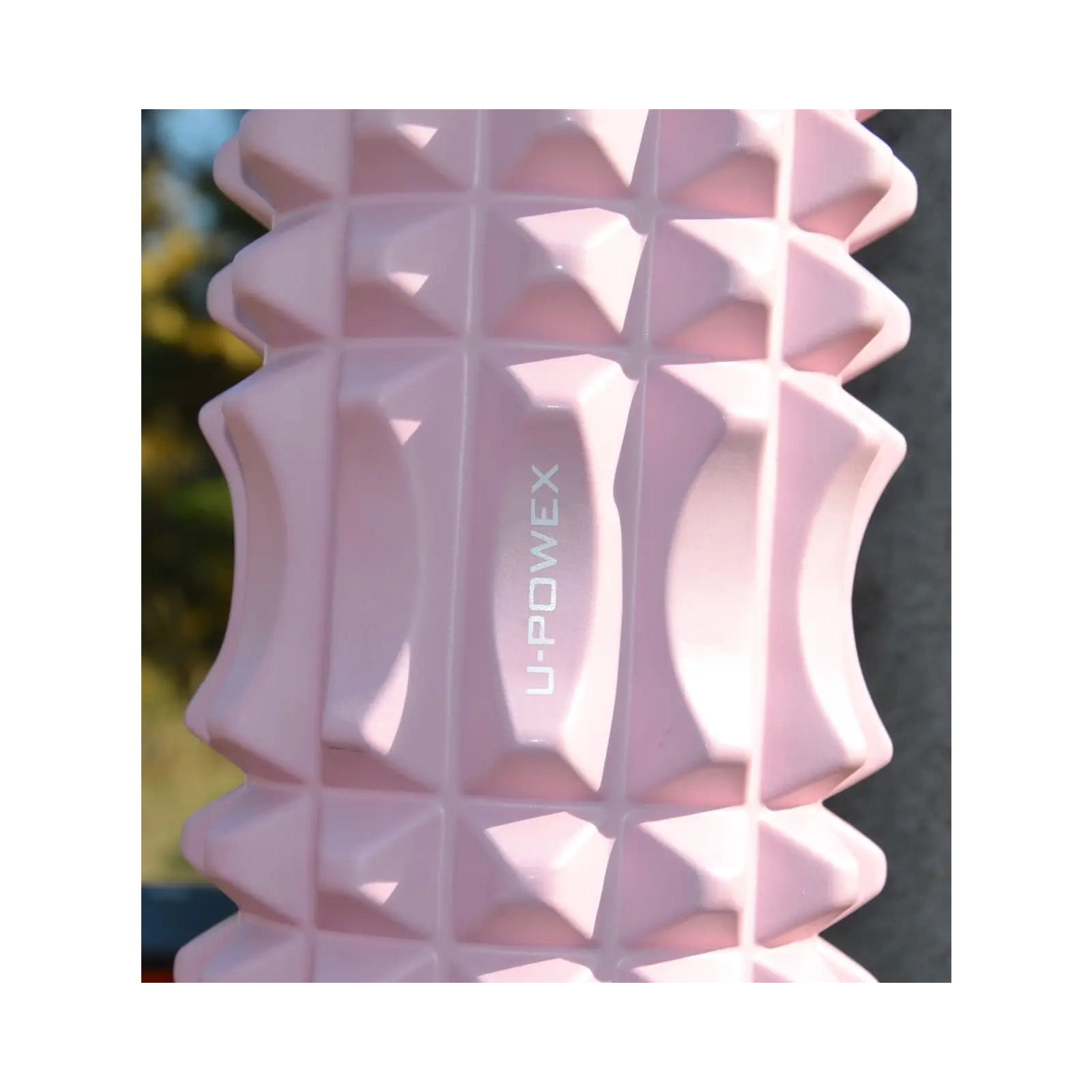 Масажний ролик U-Powex UP_1010 EVA foam roller 33x14см Type 2 Pink (UP_1010_T2_Pink) зображення 10