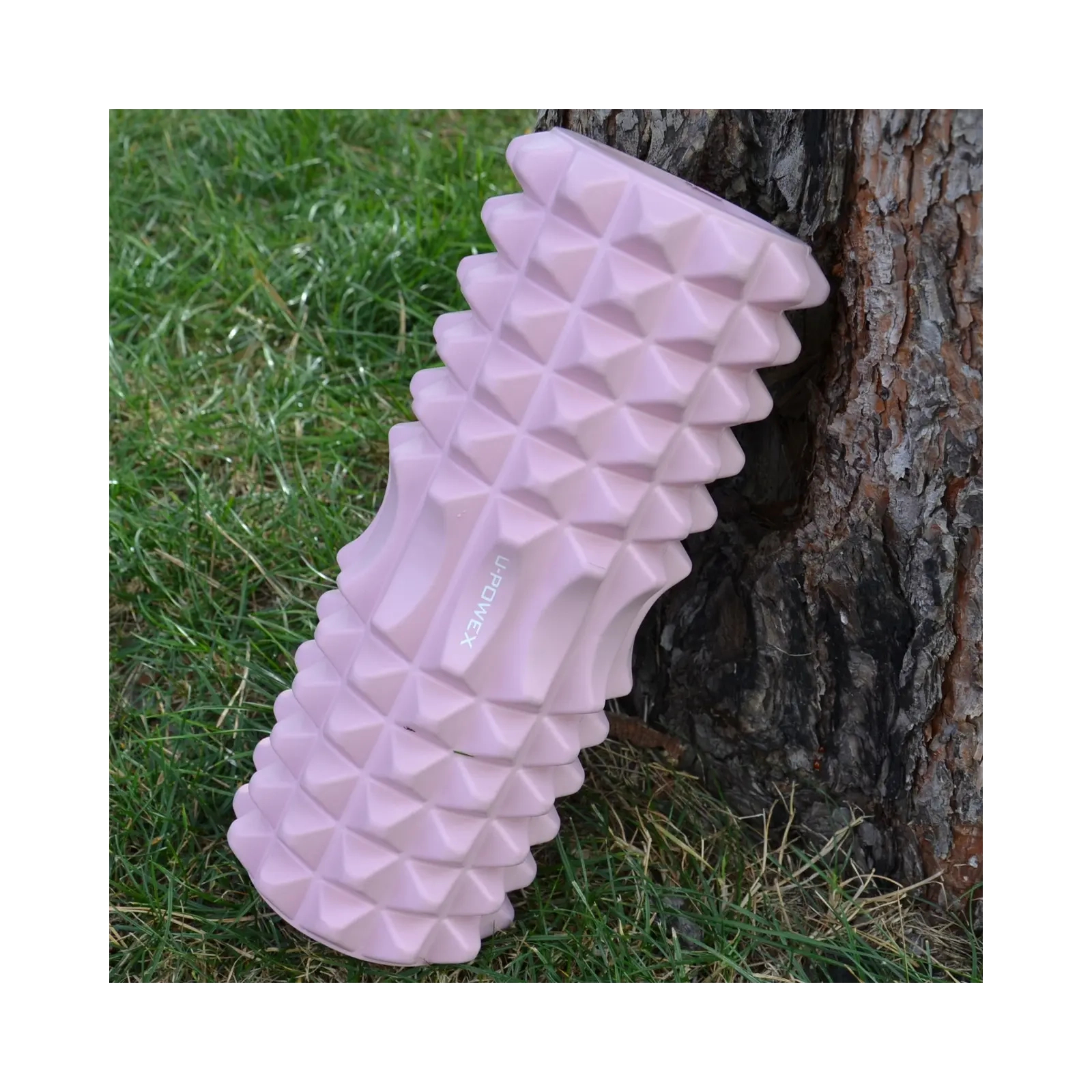 Масажний ролик U-Powex UP_1010 EVA foam roller 33x14см Type 2 Pink (UP_1010_T2_Pink) зображення 3