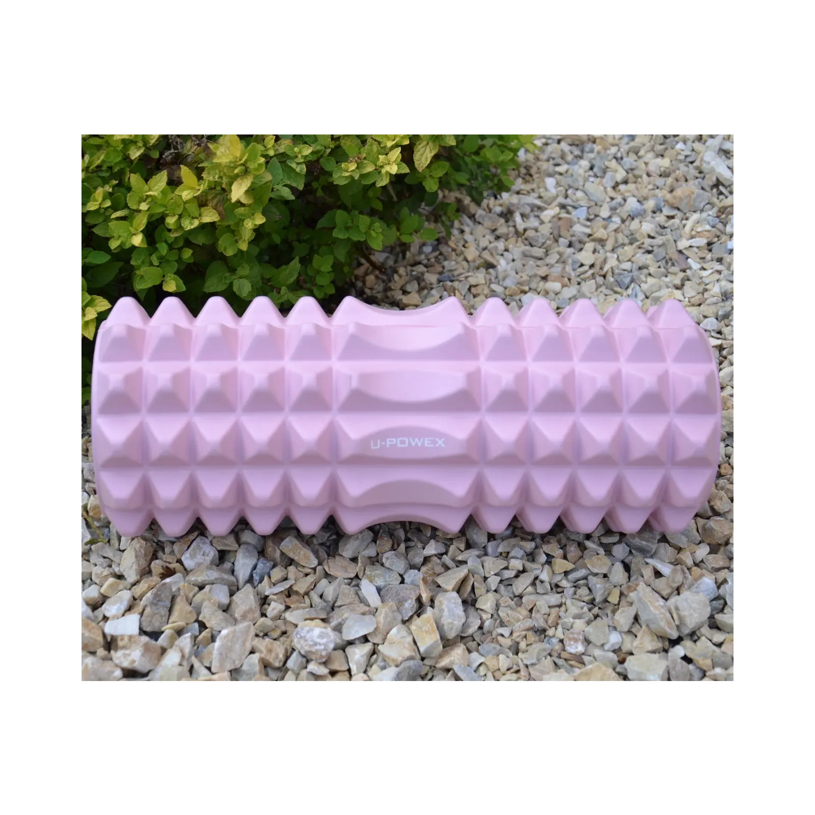 Масажний ролик U-Powex UP_1010 EVA foam roller 33x14см Type 2 Pink (UP_1010_T2_Pink) зображення 7