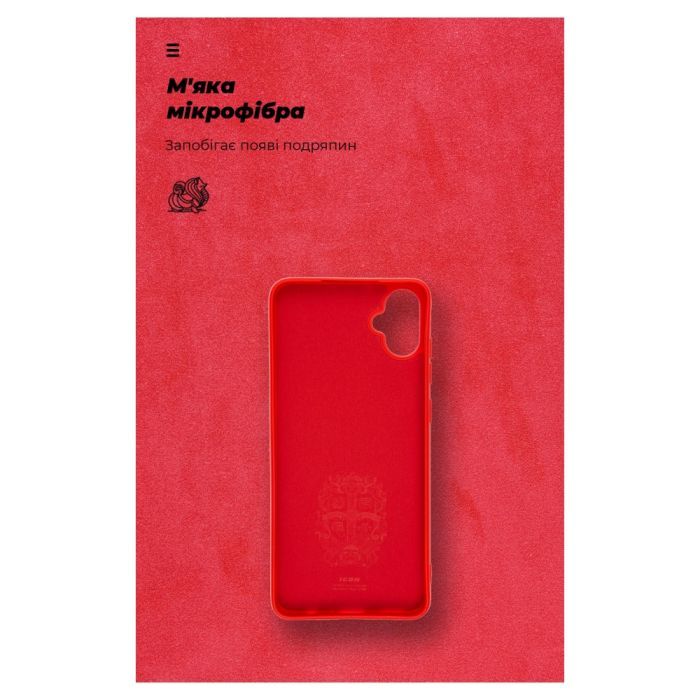 Чехол для мобильного телефона Armorstandart ICON Case Samsung A05 (A055) Red (ARM71803) изображение 4
