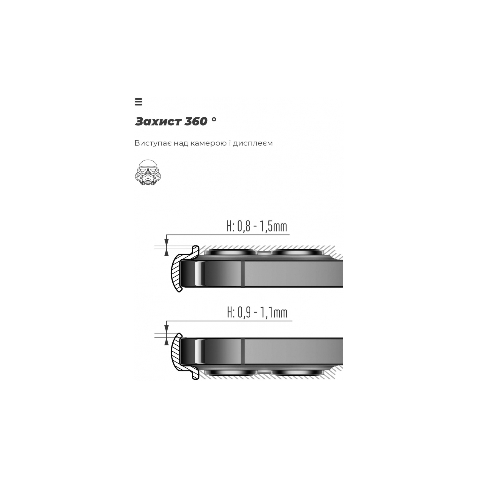 Чехол для мобильного телефона Armorstandart ICON Case Samsung A05 (A055) Lavender (ARM71804) изображение 5
