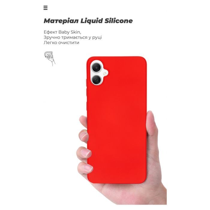 Чехол для мобильного телефона Armorstandart ICON Case Samsung A05 (A055) Red (ARM71803) изображение 7