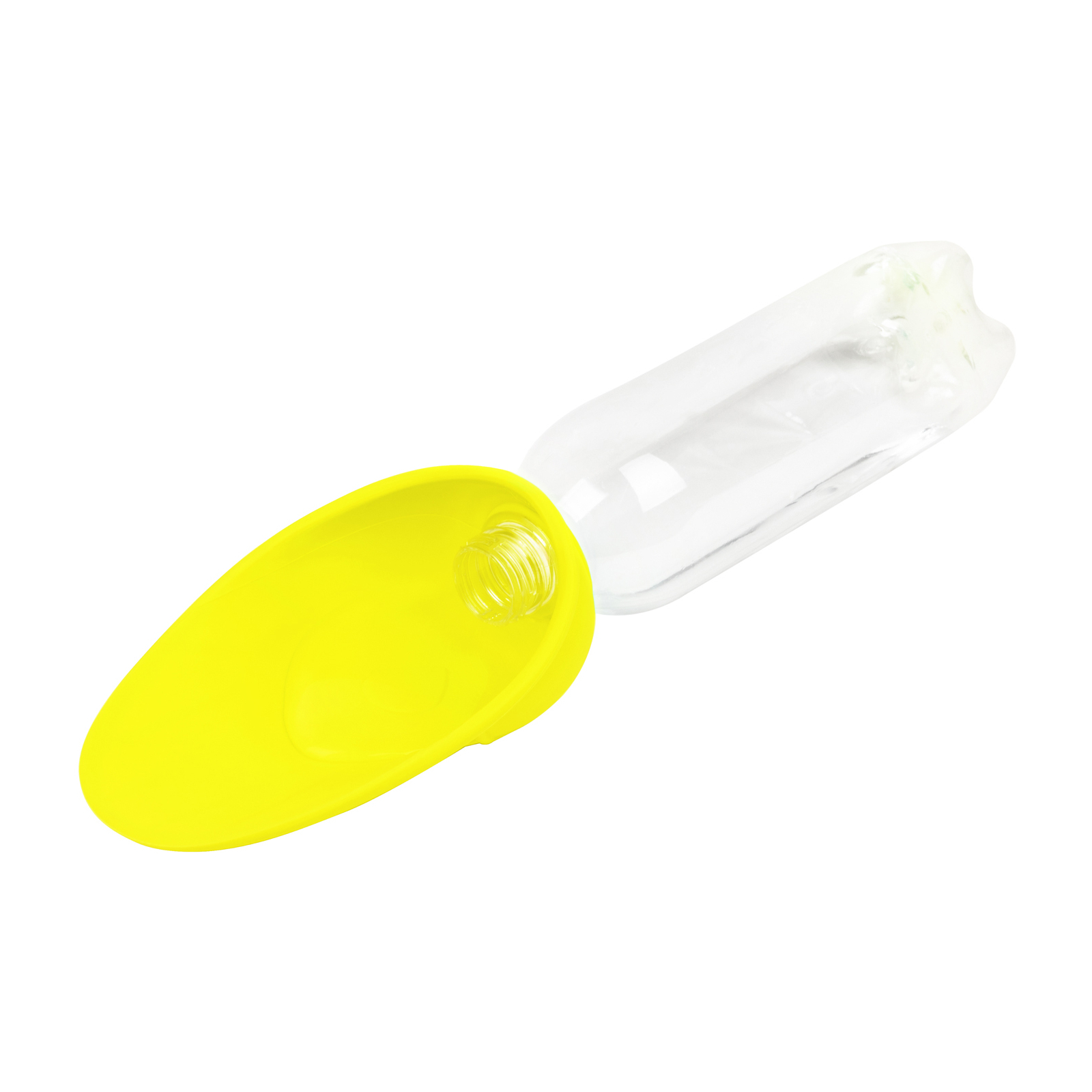 Универсальная посуда для животных WAUDOG Silicone Поилка-насадка на бутылку 165х90 мм желтая (50778) изображение 5