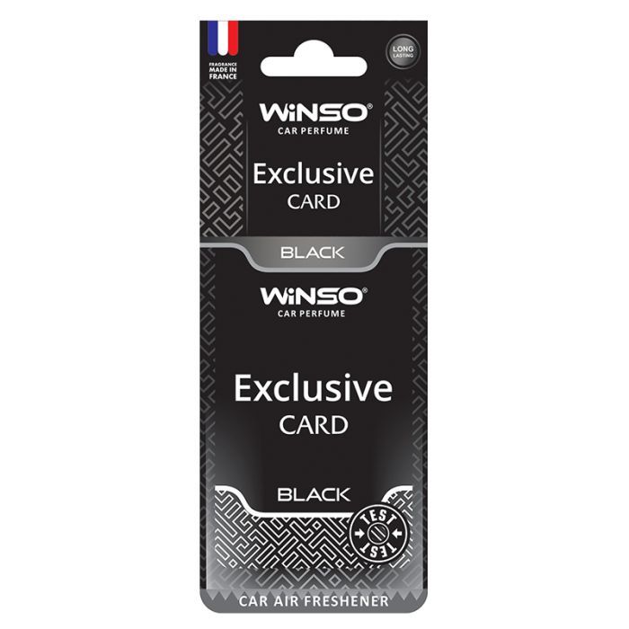 Ароматизатор для автомобіля WINSO Card Exclusive Black (533110)