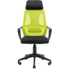 Офісне крісло Richman Профі Пластик Піастра Сітка чорна + зелена (ADD0003193) зображення 2