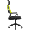 Офісне крісло Richman Профі Пластик Піастра Сітка чорна + зелена (ADD0003193) зображення 3