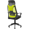Офісне крісло Richman Профі Пластик Піастра Сітка чорна + зелена (ADD0003193) зображення 4