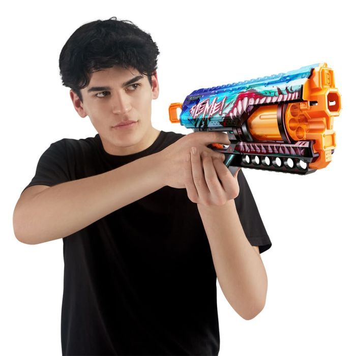 Игрушечное оружие Zuru X-Shot Быстрострельный бластер Skins Griefer Shark Thrasher (12 патронов) (36561В) изображение 8