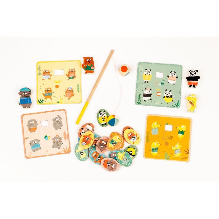 Настольная игра Djeco Набор игр 4 в 1 Лудопарк (DJ01698) изображение 5