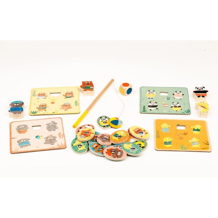 Настольная игра Djeco Набор игр 4 в 1 Лудопарк (DJ01698) изображение 6