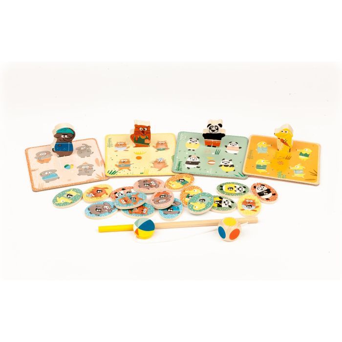 Настольная игра Djeco Набор игр 4 в 1 Лудопарк (DJ01698) изображение 8