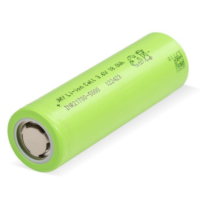 Акумулятор 21700 Li-Ion 5000mAh 3.6V 30A JHY (INR21700-50SE/INR21700-5000) зображення 3