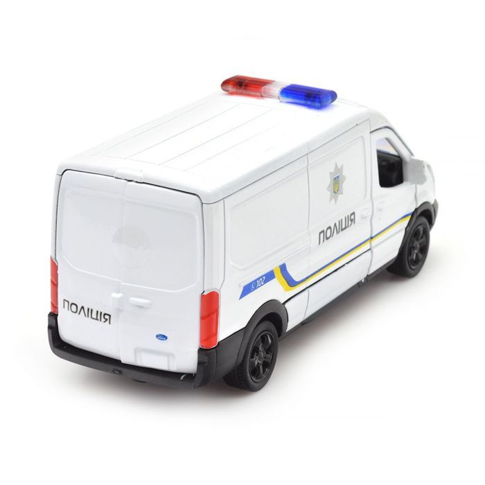 Машина TechnoDrive Ford Transit Van Полиция (250343U) изображение 6