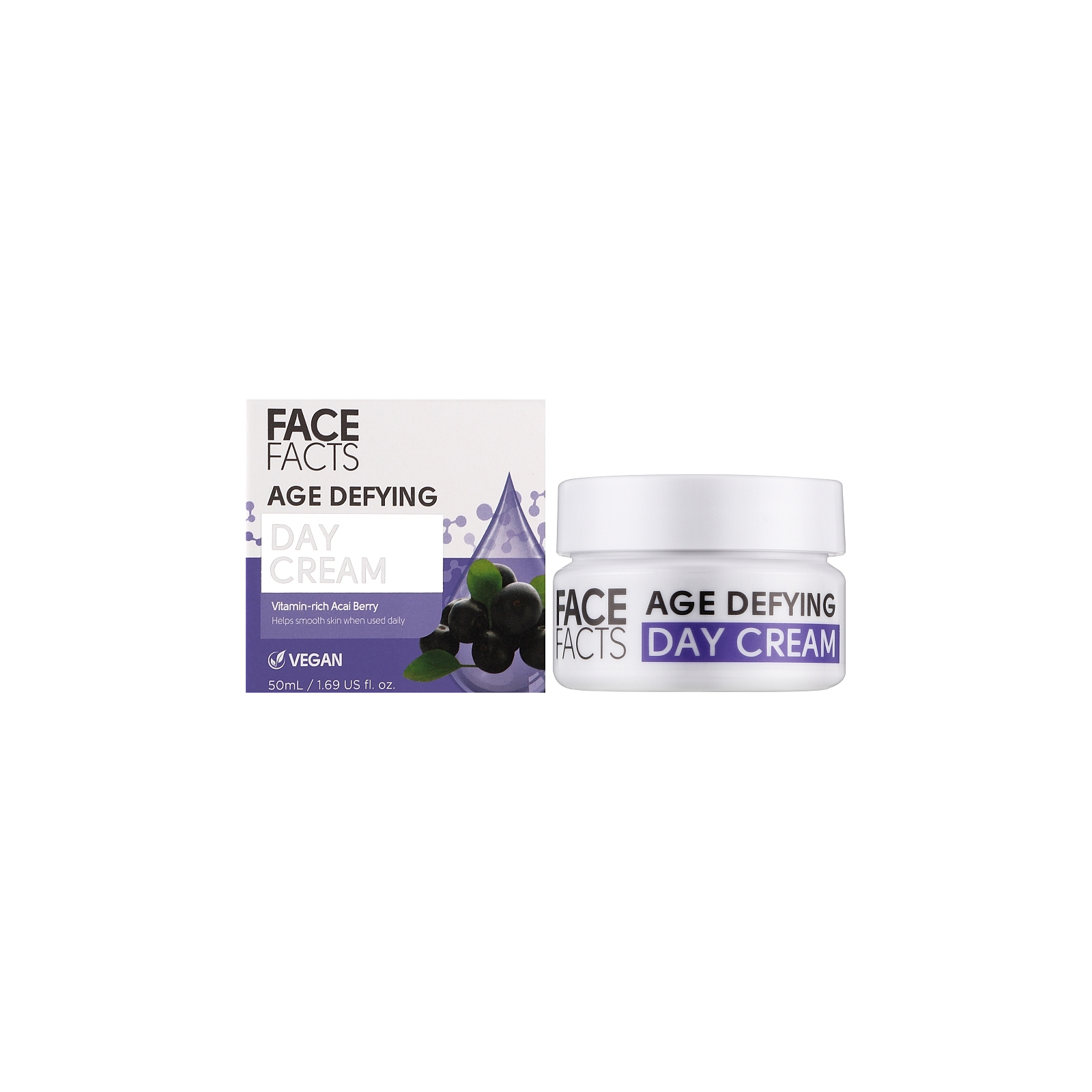 Крем для лица Face Facts Age Defying Day Cream Антивозрастный дневной 50 мл (5031413913972)