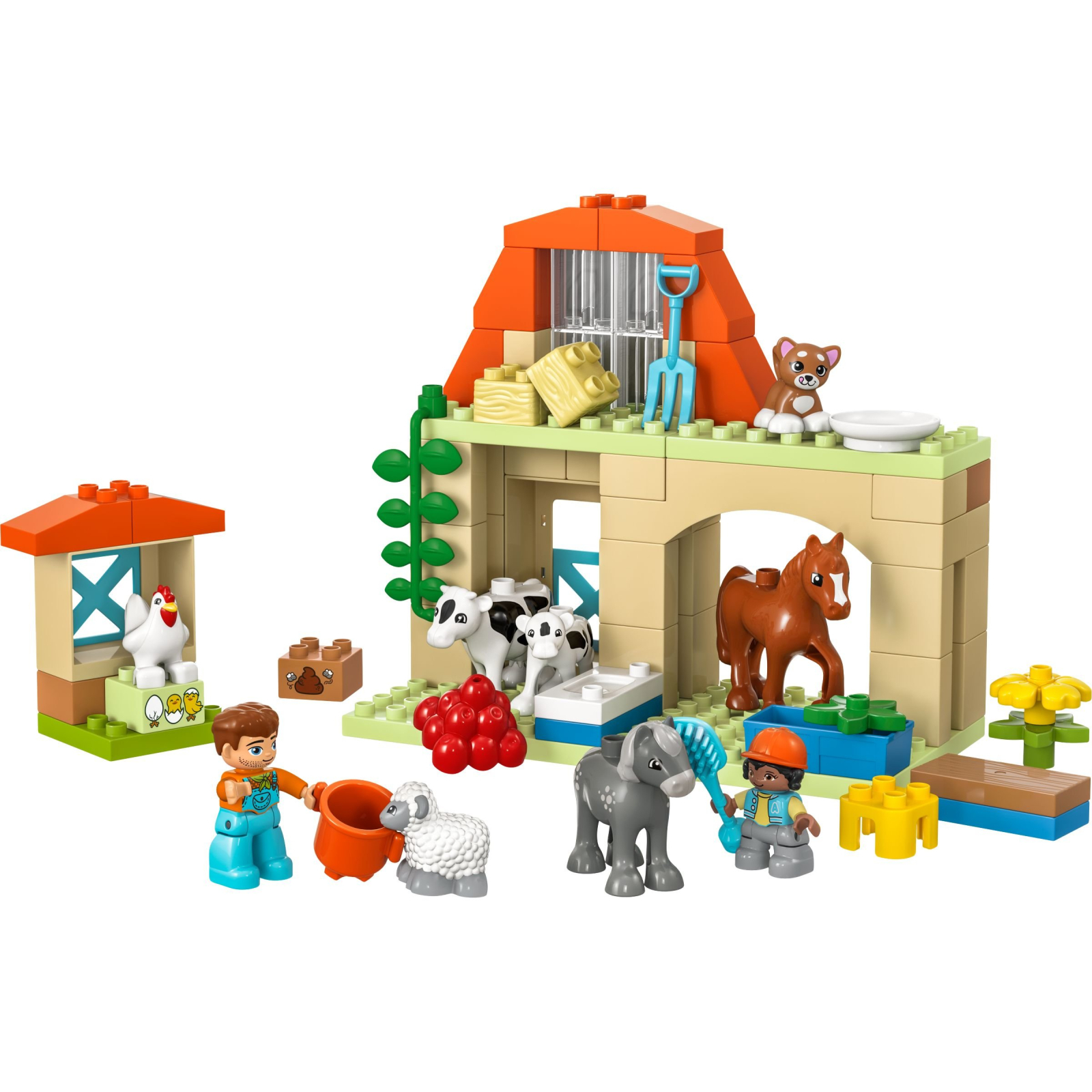 Конструктор LEGO DUPLO Town Догляд за тваринами на фермі 74 деталей (10416) зображення 2
