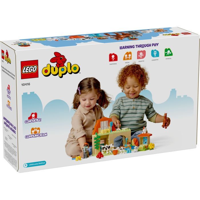 Конструктор LEGO DUPLO Town Догляд за тваринами на фермі 74 деталей (10416) зображення 5