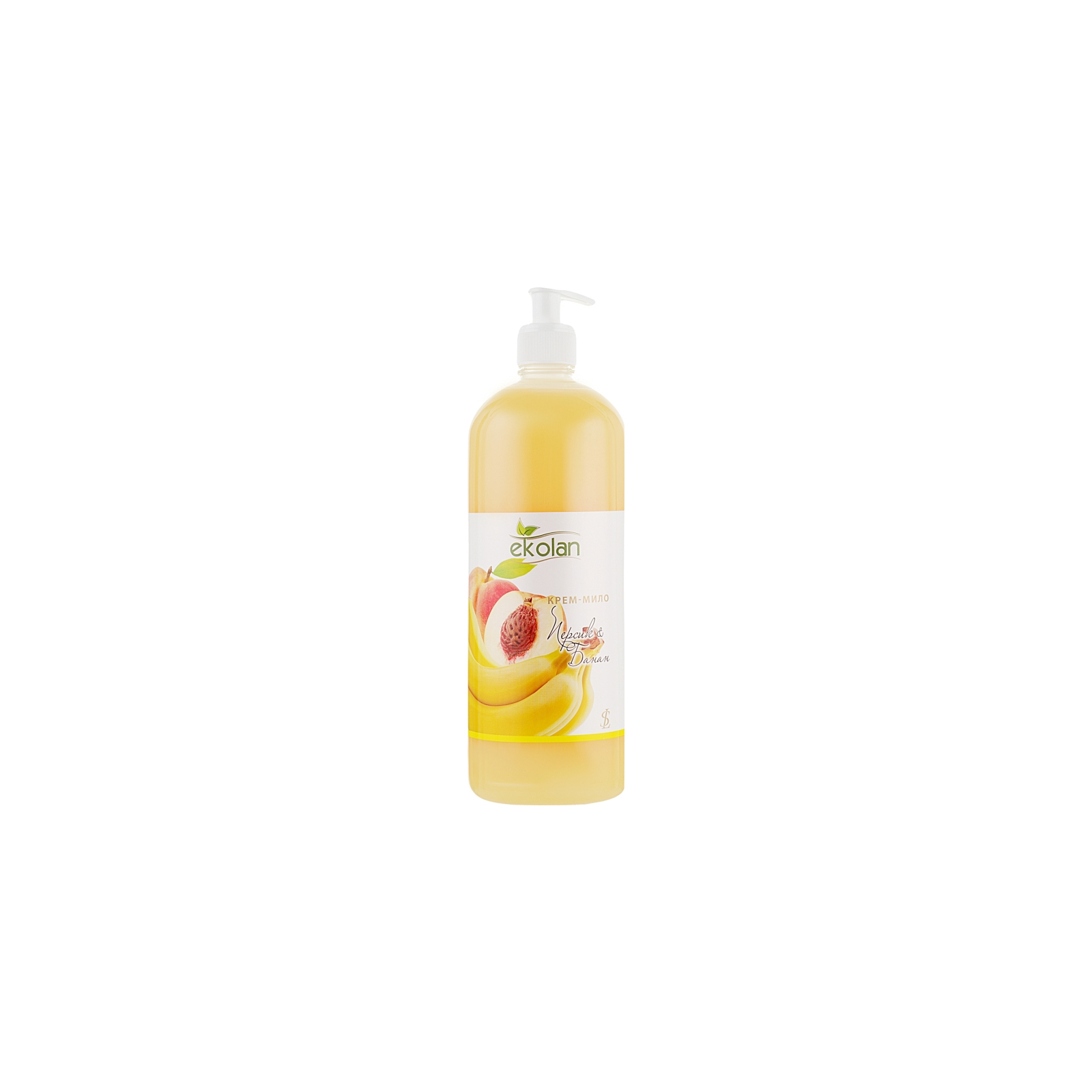 Жидкое мыло Ekolan Персик и банан 1000 г (4820217131252)