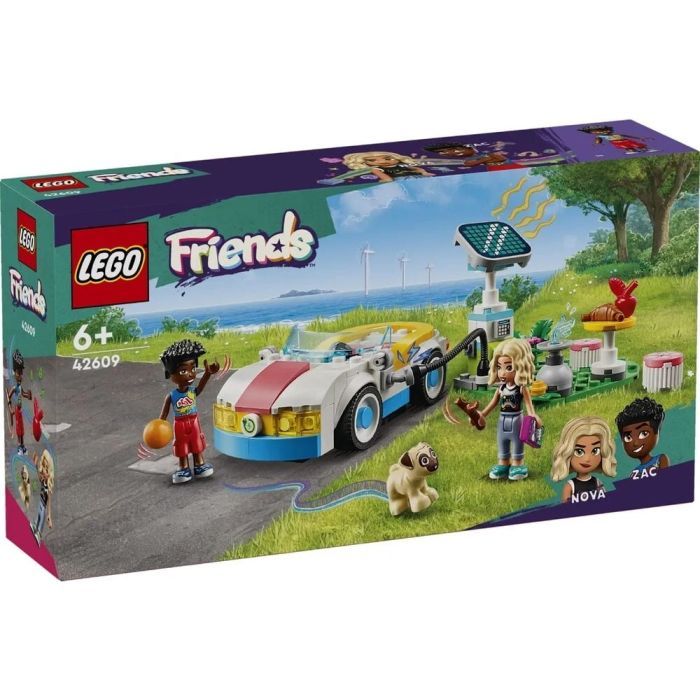 Конструктор LEGO Friends Электромобиль и зарядное устройство 170 деталей (42609)