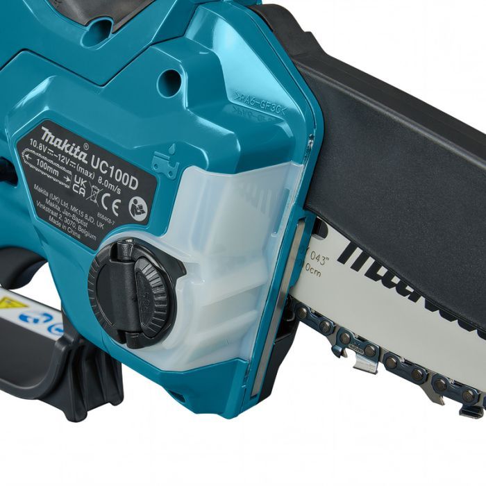Ланцюгова пила Makita CXT, 12V, 100мм (без АКБ та ЗП) (UC100DZ) зображення 4