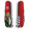 Нож Victorinox Spartan Zodiac 91 мм Зелений дракон (1.3603_Z3340u)