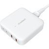 Зарядний пристрій Choetech GaN 2 USB-A / 2 USB-C 100W QC3.0/PD/PPS (PD8008-EU-WH) зображення 2