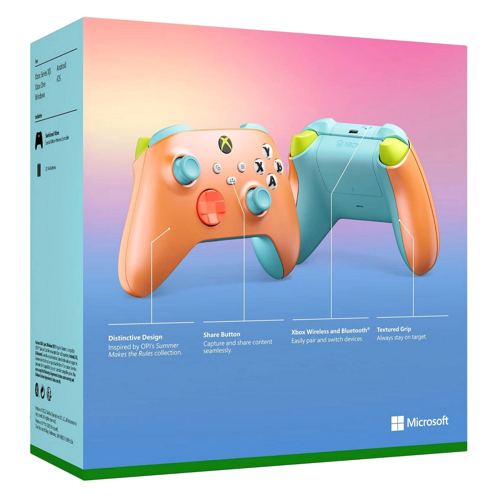 Геймпад Microsoft Xbox Wireless Controller Sunkissed Vibes Orange Special Edition (QAU-00118) изображение 6