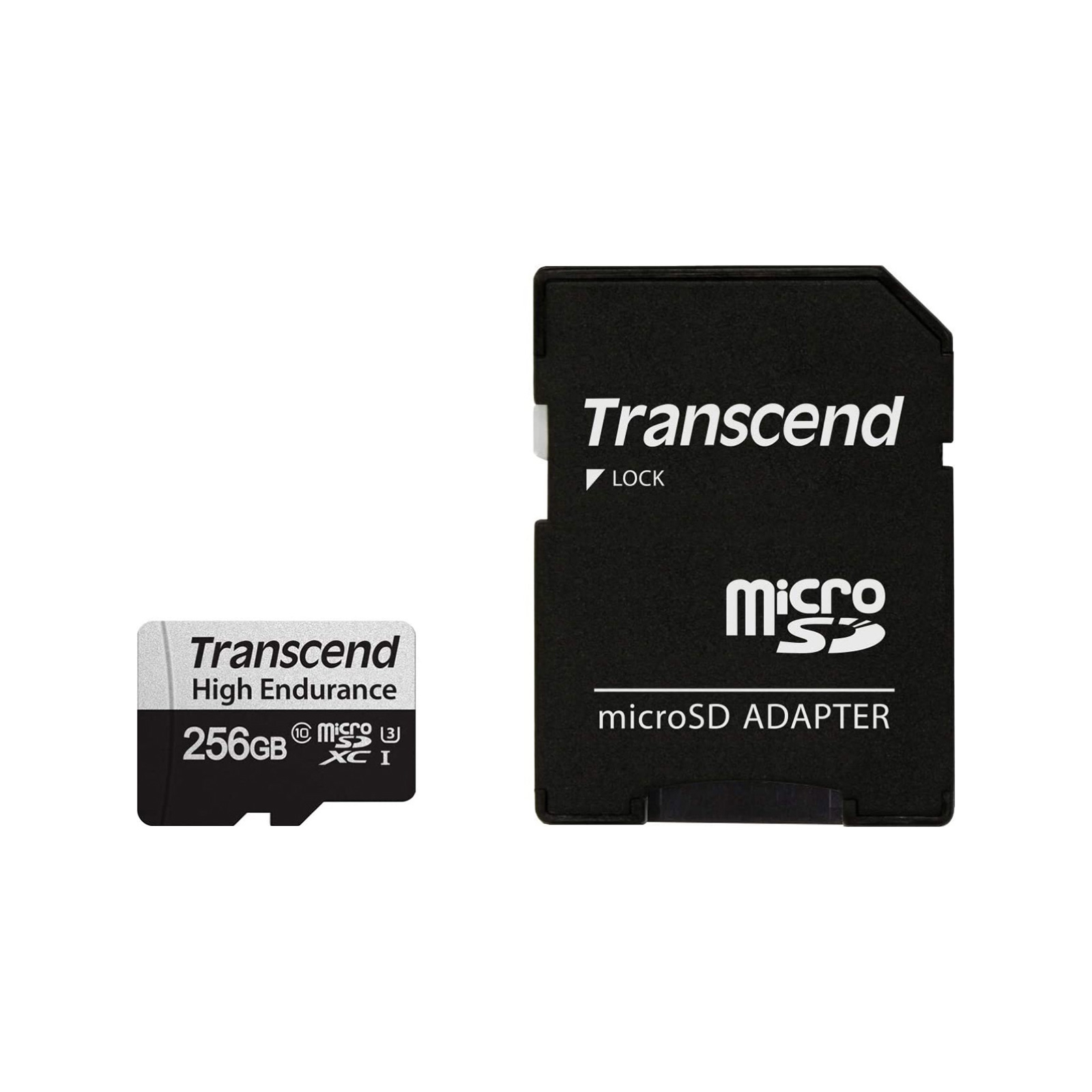 Карта пам'яті Transcend 256GB microSDXC class 10 UHS-I U3 High Endurance (TS256GUSD350V) зображення 2