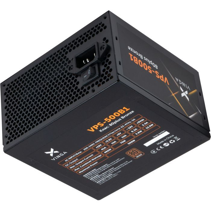Блок живлення Vinga 500W (VPS-500B1) зображення 6