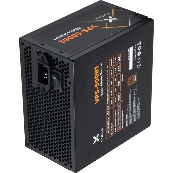 Блок питания Vinga 500W (VPS-500B1) изображение 9